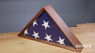 Building a Memorial Flag Case w Your Router amp Tablesaw [upl. by Nade26]