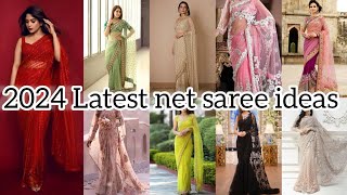 2024 Latest saree collection new model sarees design party amp wadding wear saree 💐🌹 [upl. by Enilemme]