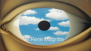 AI René Magritte  The False Mirror [upl. by Ayram]