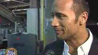 Interview With The Rock After Hall Of Fame 2008 [upl. by Xyno]