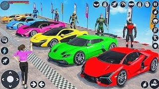 Ramp Car Racing 3D Android Gameplay  MUST SEE CRAZY STUNTS [upl. by Mikkanen405]