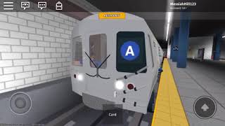 Roblox Subway train simulator r46 admin train [upl. by Esilahs]