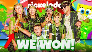 We Won Nickelodeon Choice Awards 2024 Favorite Creator Family Slime Champions [upl. by Arul124]