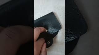 3 Card Holder Leather Made Unboxing unboxing discount onlineshopping card online [upl. by Cammie]