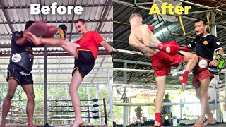 I Trained 10 Months MUAY THAI in Thailand Heres My Transformation [upl. by Notgnirra]