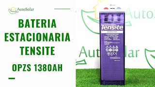 Batería Solar Estacionaria Tensite 10 OPzS 1000 2V 1380Ah [upl. by Lerual]