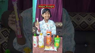 Magic💥Pringle🍟😱 shorts funnyvideo magic trishikarimpa [upl. by Cardew]