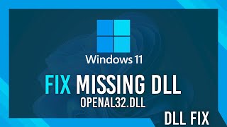 Fix openal32dll Missing Error  Windows 11 Simple Fix [upl. by Assiran938]