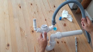 How to connect your Washing Machine drain hose [upl. by Shimkus833]