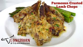 HOW TO MAKE THE VIRAL LONGHORN PARMESAN CRUSTED LAMB CHOPS [upl. by Morena]