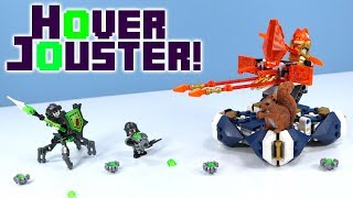 LEGO NEXO Knights 2018 Lances Hover Jouster Speed Build Review [upl. by Horter218]