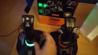 Thrustmaster T16000m FCS Hotas Unboxing [upl. by Yral]