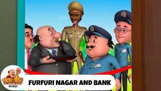 Furfuri Nagar And Bank  Comedy Funny Cartoon  मोटू पतलू  Full Ep 95  Motu Patlu Show 2024 Hindi [upl. by Arval]