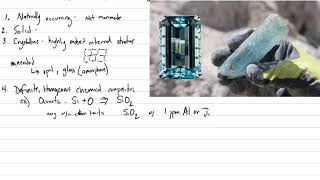 Mineralogy Lecture 1 Definition of a Mineral [upl. by Mctyre813]