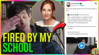 Teacher from VIRAL JK Rowling ‘Critical Thinking’ Video FIRED from College [upl. by Leslie]