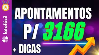 Apontamentos e Dicas lotofacil 3166 [upl. by Moulden200]