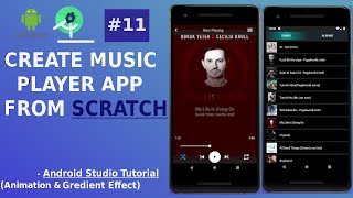 Create Your Own Music Player  Android Studio Tutorial  Album Fragment Details Part  11 [upl. by Lilyan]