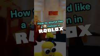 How to Use Minion Voice Changer in Roblox Tutorial [upl. by Grani]