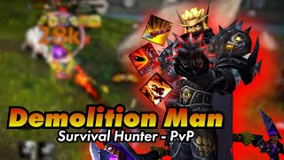 Survival Hunter PvP  The War Whitin PrePatch Random Battleground [upl. by Ahseket161]