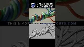 Dynamic Twisting Rope in Cinema 4D ⭐ Tutorial  Project File [upl. by Atinwahs]