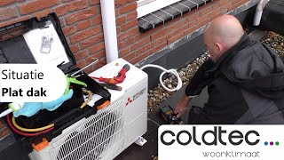 Airconditioning installatie verdieping  Coldtec [upl. by Nebe]