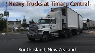 HEAVY TRUCKS at Timaru New Zealand  Mid December 2020 [upl. by Carlisle54]