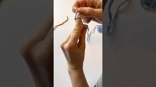 Easy guide to do a weavers knot [upl. by Imrots]