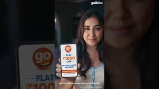 Get FLAT 1000 off on your first hotel booking only on the Goibibo App HINDIBUMPER 02 Shorts [upl. by Hogg]