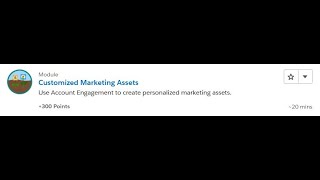 Customized Marketing Assets Salesforce Trailhead Answers [upl. by Amehsat]