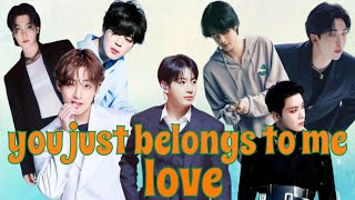 you just belongs to me love  taekook oneshot Hindi dubbed love story  yoonmin namjin [upl. by Lobel]