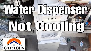 How to diagnose water dispenser not cooling repair waterdispenser maintenance [upl. by Urbani]