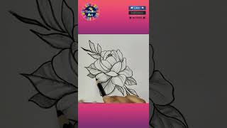 flower drawing drawing flowerpencilsketch [upl. by Thetisa752]