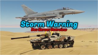 Storm Warning Major Update COMPLETE Dev Server Overview  ALL Vehicles War Thunder [upl. by Alocin]