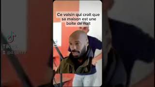 le voisin qui croit que sa maison est une boîte de nuit thierryhenry joue ce rôle dans ce même [upl. by Ja]