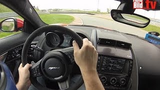 Supertest Jaguar FType R Coupé  Onboard [upl. by Langille]