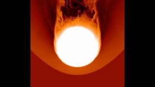 Simulation of Red Giant Star Traveling Through a Fragmenting Accretion Disk [upl. by Eradis]