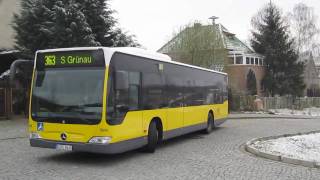 Neue BVG BusLinie 363 in Berlin [upl. by Lesya601]