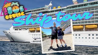 The 80s Cruise 🛳 Ship Tour  Navigator of the Seas  Royal Caribbean 2023 [upl. by Aterg188]