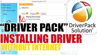 INSTALLING DRIVER quotOFFLINE MODEquot USING DRIVER PACK SOLUTION [upl. by Dempstor581]