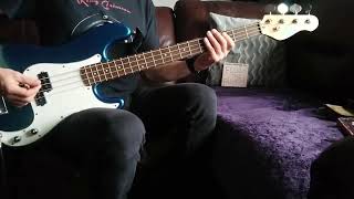 Saltcoats man plays quotWere All Clonesquot by Alice Cooper Bass cover alicecooper basscover [upl. by Basset]