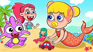 Who Took The Mermaid 🌊🎶Little Mermaid Song More Kids Songs amp Nursery Rhymes By Chuppa Kid [upl. by Arteid]