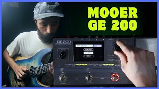 Mooer GE 200  Lead Tone [upl. by Iridis]