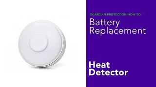 How to Replace the Battery for a Monitored Heat Detector [upl. by Enyt]