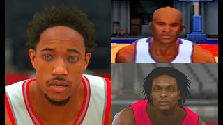 Highest Rated Toronto Raptors Players from NBA 2K to NBA 2K18 TOR PS4 [upl. by Civ]