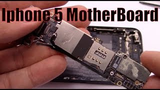 sostituzione scheda madre iphone 5 motherboard logic board replacement [upl. by Heathcote]