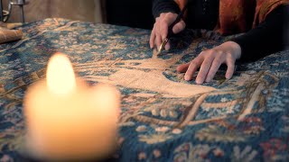 Historical Tapestries Show amp Tell 3  ASMR Cozy Basics quiet tracing  brushing soft spoken [upl. by Attenreb]