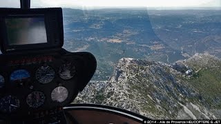 Helicopter flight  Aix en Provence [upl. by Annaiel836]