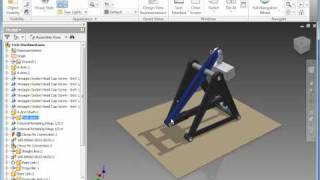 Part 1  Dynamic Simulation amp Finite Element Analysis FEA  Autodesk Inventor 2011 [upl. by Oirramaj]