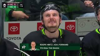 Roope Hintz 10 vs Colorado [upl. by Anahsat]