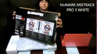 NUMARK MIXTRACK PRO 3 WHITE unboxing LIMITED EDITION [upl. by Arndt583]